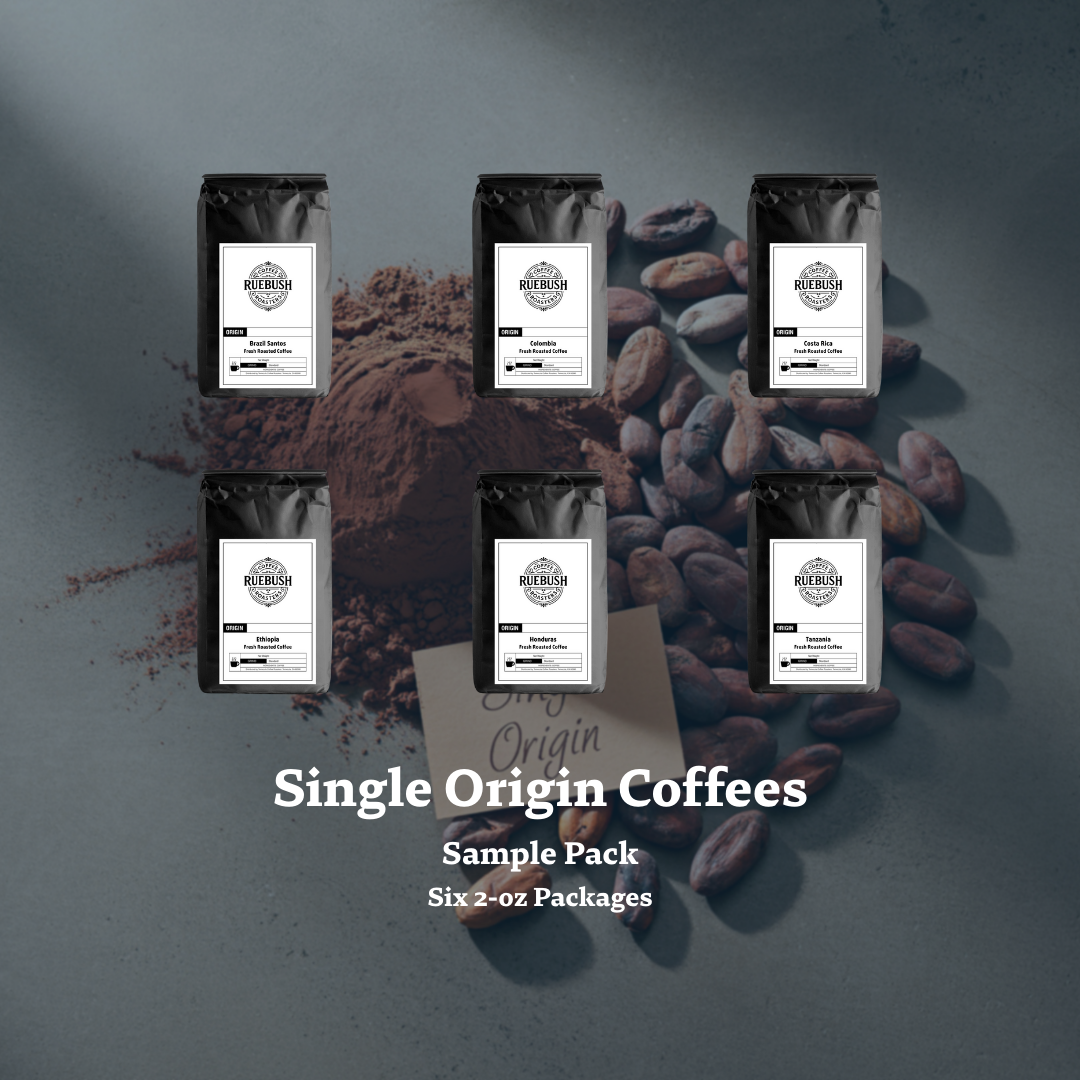 Single Origin Coffees Sample Pack by Ruebush Coffee Roasters